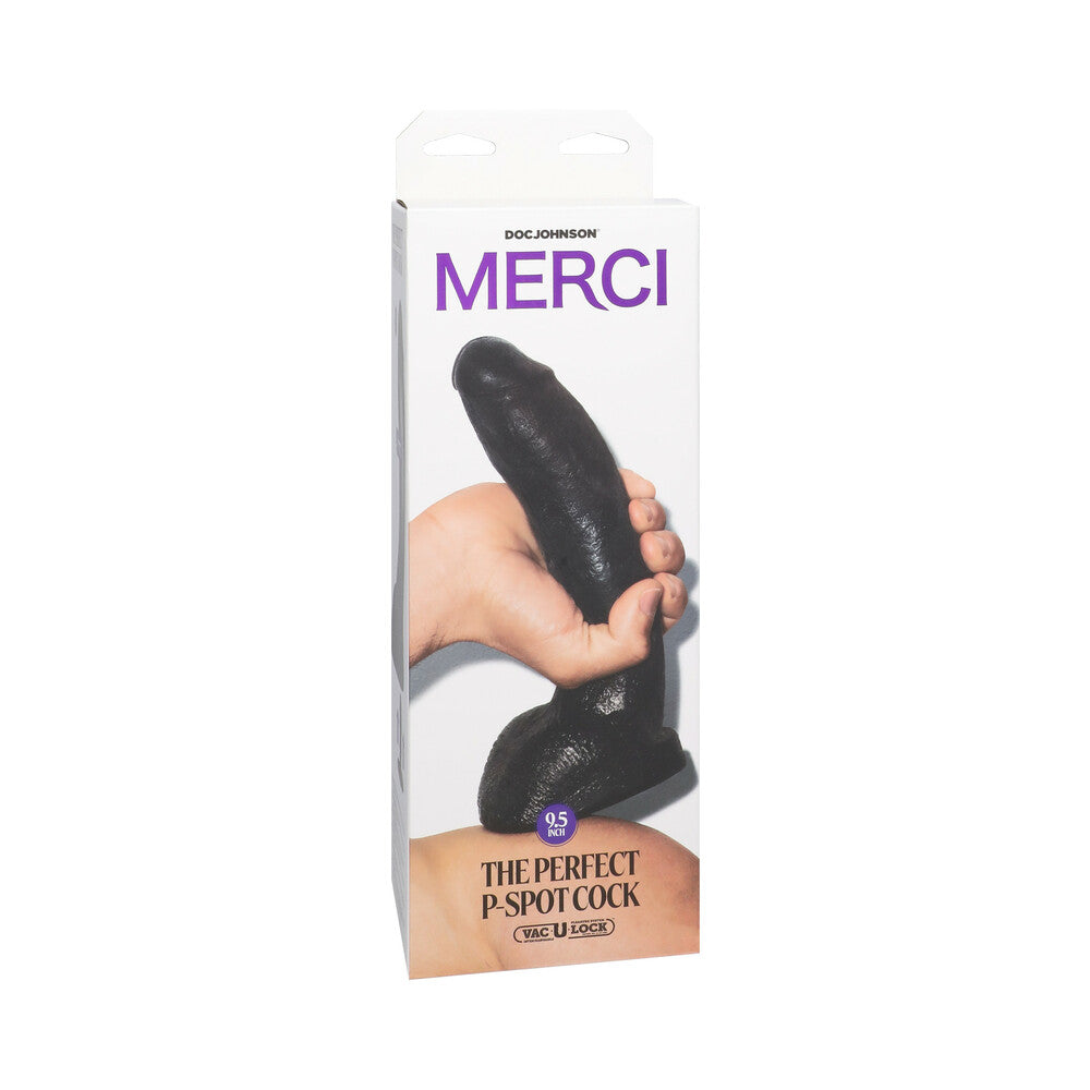 Merci Perfect P-Spot Cock w/VacULock Blk